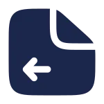 File Left SVG Icon